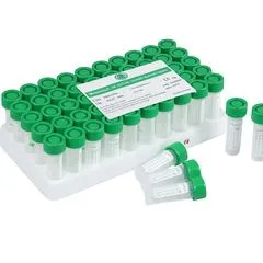 Green Cap EDTA Blood Collection Tube.