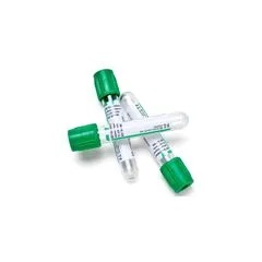 Green Cap Lithium Vacutainer Tube.