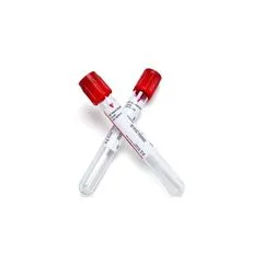 Red Cap Plain Vacutainer Tube.