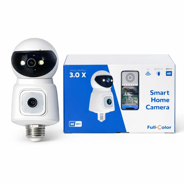 SriHome SH067 Dual Lens Wi-Fi Camera – Smart Dual-View Surveillance